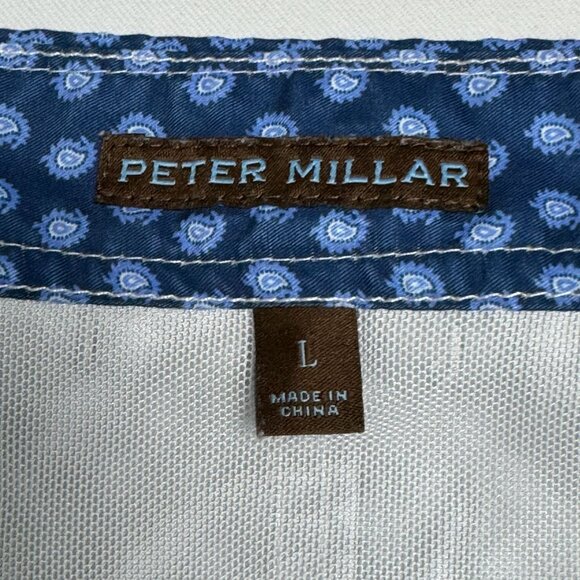 Peter Millar Blue Polka Dot Swimsuit Board Shorts Drawstring Waist & Pockets XL. - Picture 11 of 15